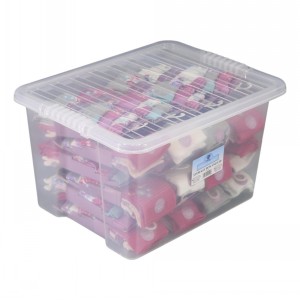 TML Clear Plastic Storage Box & Lid Size 06 (30 Litre)